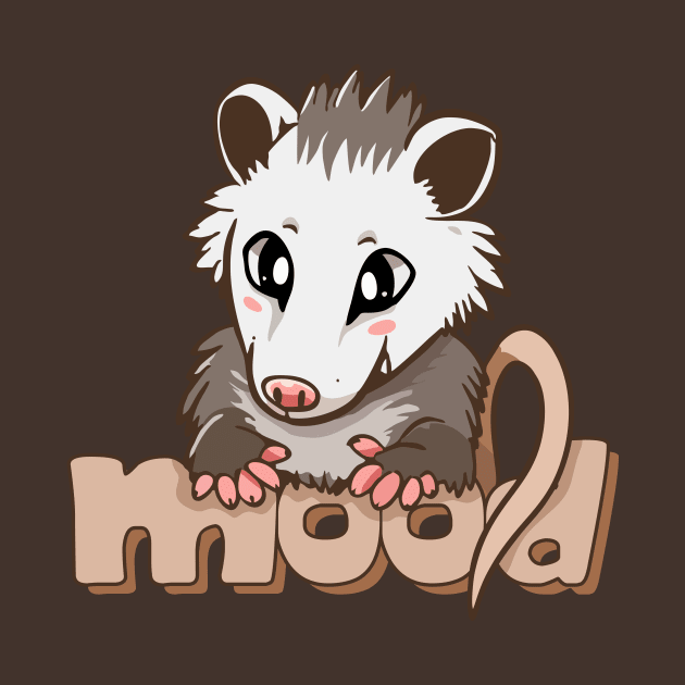 Opossum and mood by My Happy-Design