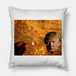 Our Constitution In Flames Pillow