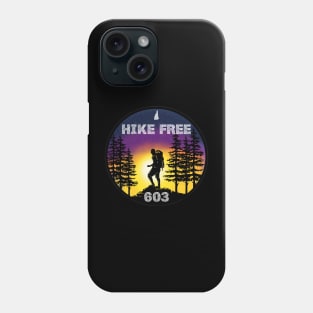 Hike Free 603 - Summit Sunset in New Hampshire Phone Case