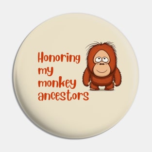 My Ancestor Monkey Pin
