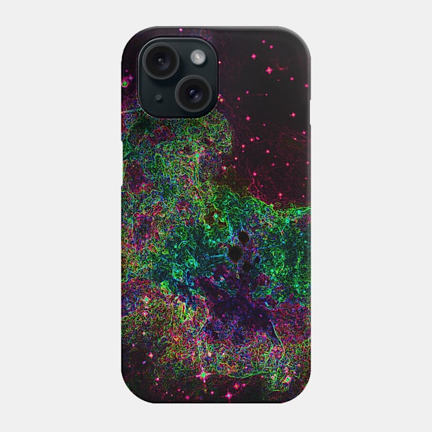 Black Panther Art - Glowing Edges 392 Phone Case by The Black Panther