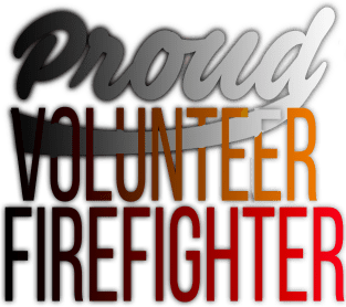 Proud Volunteer Firefighter Firefighting Magnet