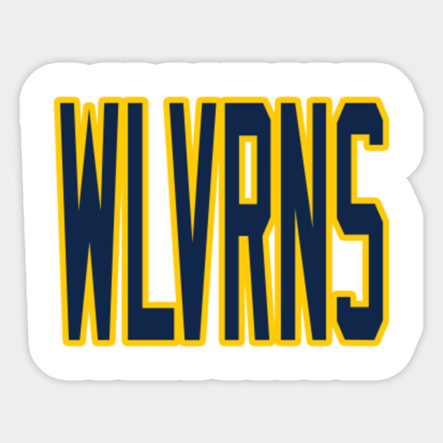 Michigan Lyfe Wlvrns I D Like To Buy A Vowel Michigan Wolverines Sticker Teepublic