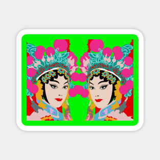 Cantonese Opera Twins #3 Magnet