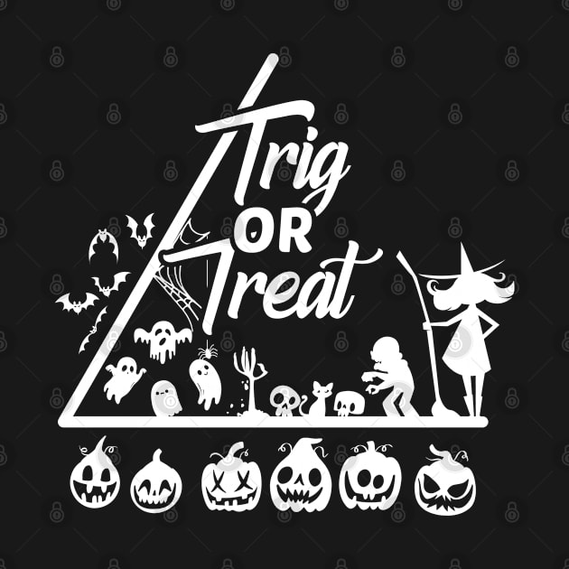 Halloween Math Teacher Trick Or Treat Joke by FamiLane