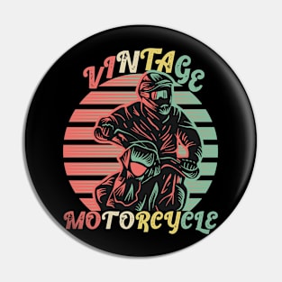 Retro Motorcycle Pin