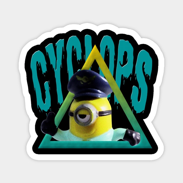 MINION CYCLOPS Magnet by GOTGOODGRAPHIC