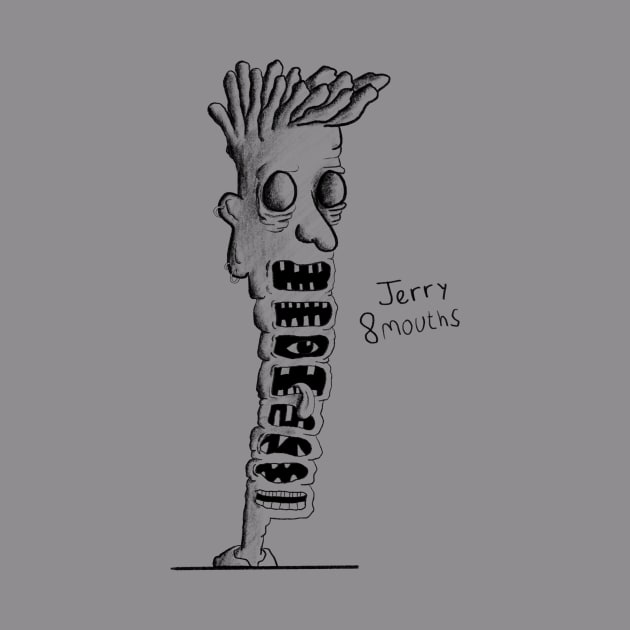 Jerry 8 Mouths illustration by Cyniclothes