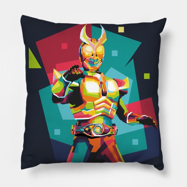 Kamen Rider Agito Pillow by desilutfiaa