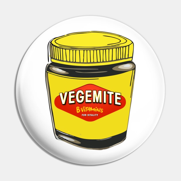 B Vitamins For Vitality vegemite Best t-shirt Pin by zolazilabi