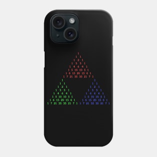 pascal's triangle Phone Case