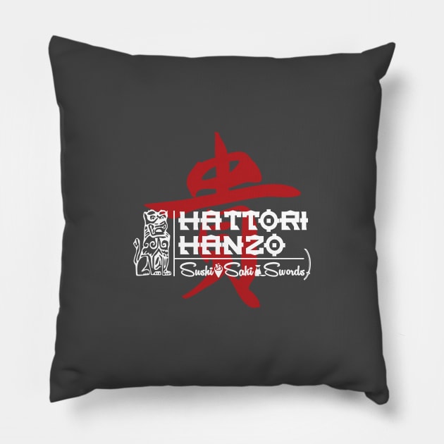 Hattori Hanzo Logo Pillow by silvercloud