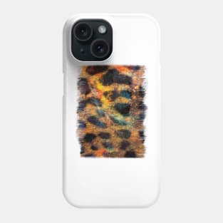 leopard background Phone Case