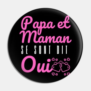 Enfant Futurs Maries Annonce Mariage, Papa et Maman Se Sont Dit Oui Pin