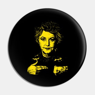 Dorothy Zbornak Run the Jewels Retro Sketch Pin