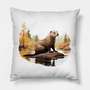 River Otter Pillow