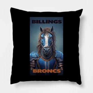 Billings Broncs Pillow