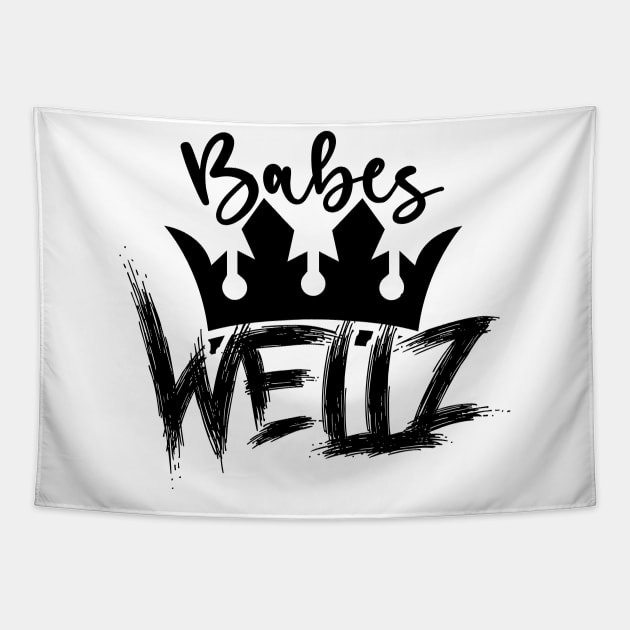 BabeWellz Club Official T-shirt Tapestry by Likeapauvre Store