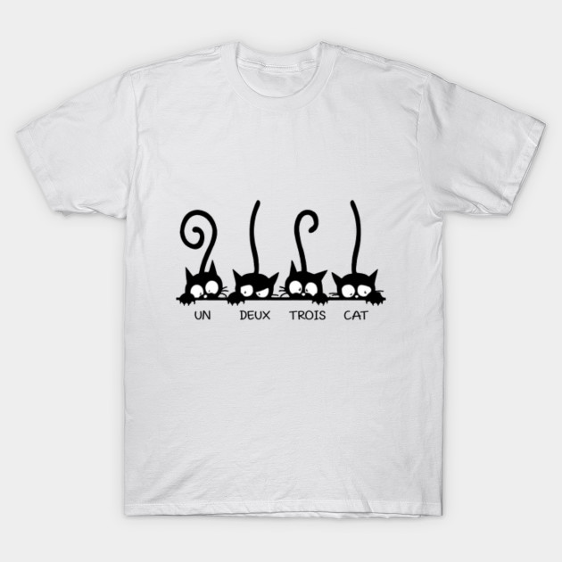 Un Deux Trois Cat Love Cat T Shirt Teepublic