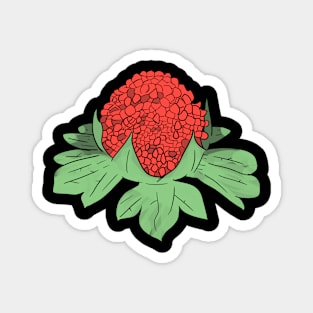 Strawberry plant Magnet