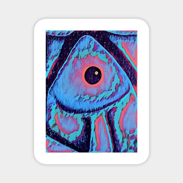 Red Eye Fish Magnet by Tovers