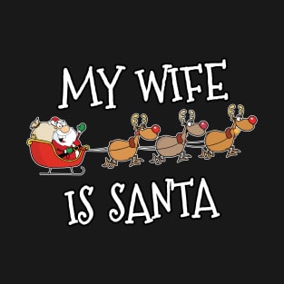 Matching family Christmas outfit Wife T-Shirt