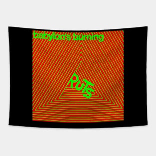 Babylon's Burning Throwback Design Tapestry