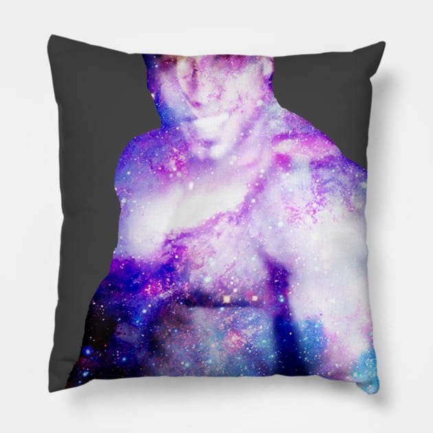 Ricardo Milos Galaxy Pillow by giovanniiiii