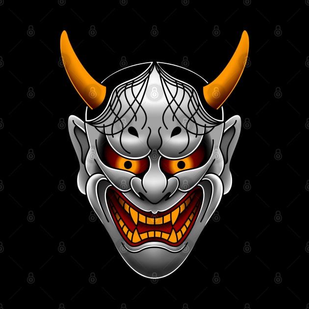 Japanese Hannya Demon by OldSalt