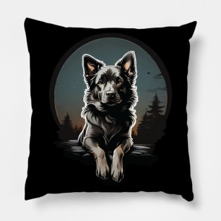 Dark Doggy Pillow