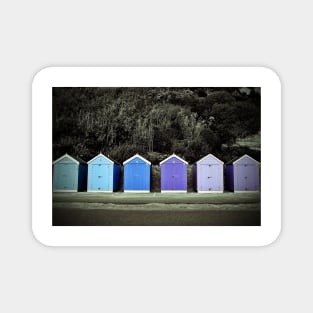 Bournemouth Beach Huts Dorset England Magnet