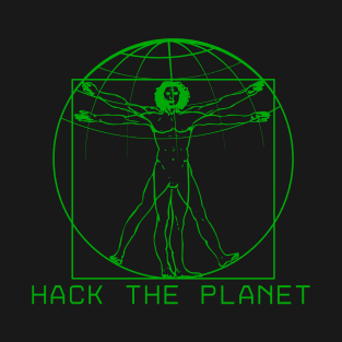 Vitruvian Hack the Planet T-Shirt