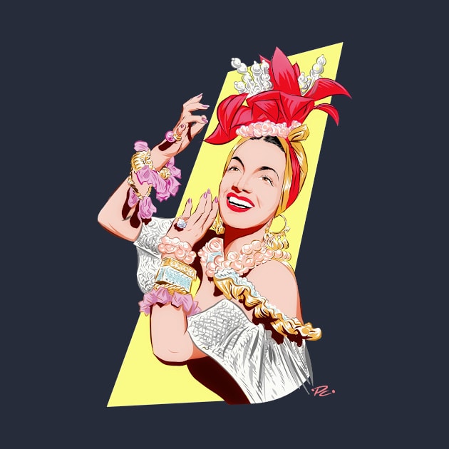 Carmen Miranda - An illustration by Paul Cemmick by PLAYDIGITAL2020