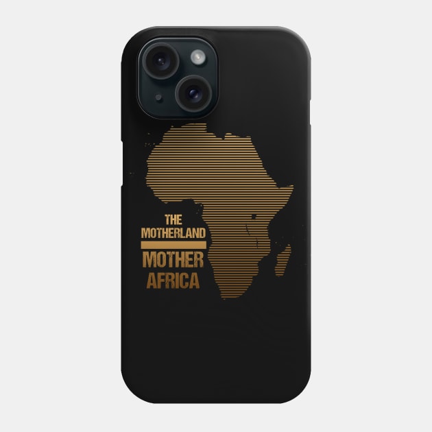 Motherland Mother Africa Afrocentric Phone Case by hybridgothica
