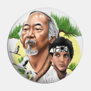 Daniel and Miyagi Pin