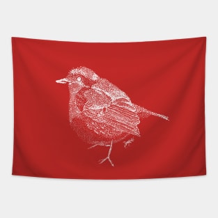 Little Inverted Robin Redbreast Tapestry