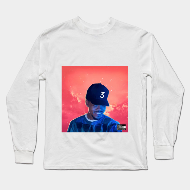 Coloring Book Album Art Chance The Rapper Long Sleeve T Shirt Teepublic