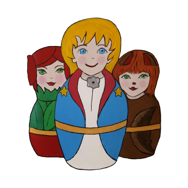 Little Prince Matryoshka version by crismotta