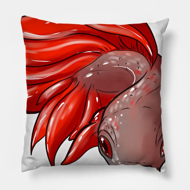 Betta Fish Pillow by Madorax