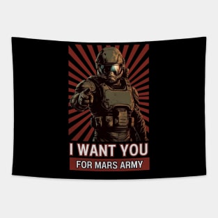 I Want You For Mars Army - MCRN - Sci Fi Tapestry