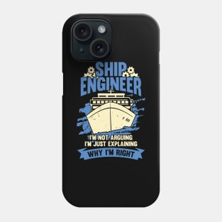 Funny Marine Engineering Ship Engineer Gift Phone Case