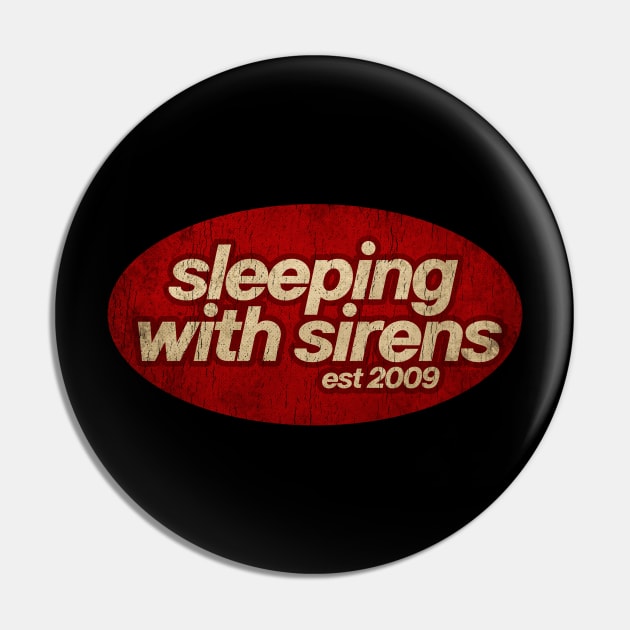 Sleeping With Sirens - Vintage Pin by Skeletownn