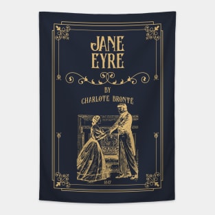 Jane Eyre & Mr Rochester, Thornfield Hall, Charlotte Bronte Tapestry