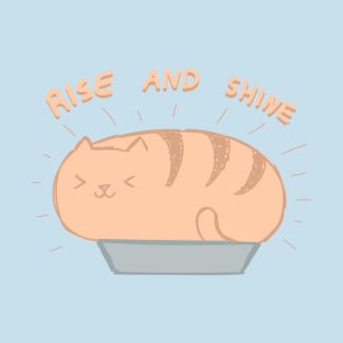 Rise and Shine | Kawaii Fresh Cat Loaf Bread T-Shirt