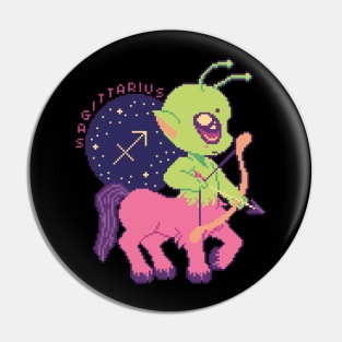 Sagittarius - Zodiac Alien Pin