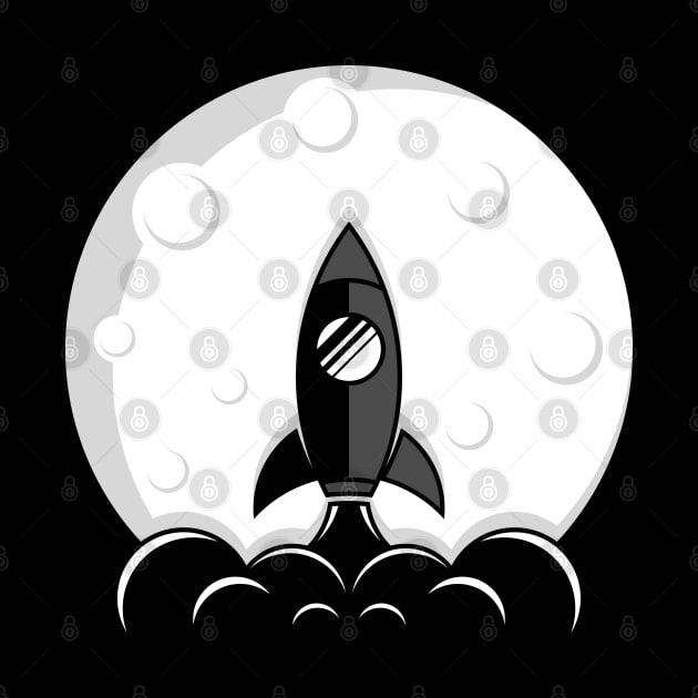 Moon Rocket by dot.Dedi