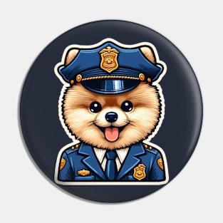 Pomeranian Police Pin