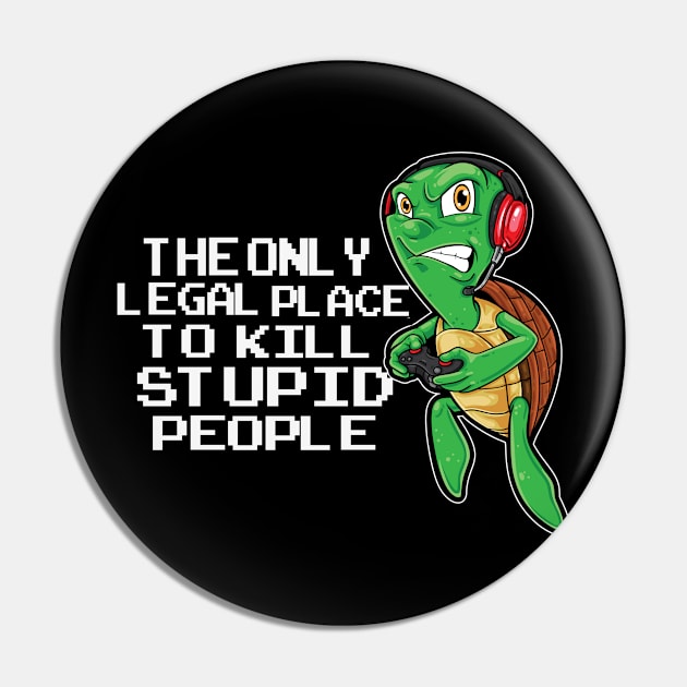 Angry Gamer Pin by TomCage