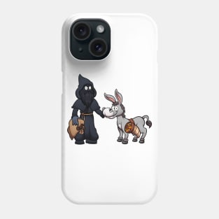 Knecht Ruprecht With Donkey Phone Case