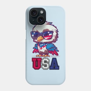 Cute Patriotic Eagle Embodying American USA Pride Phone Case